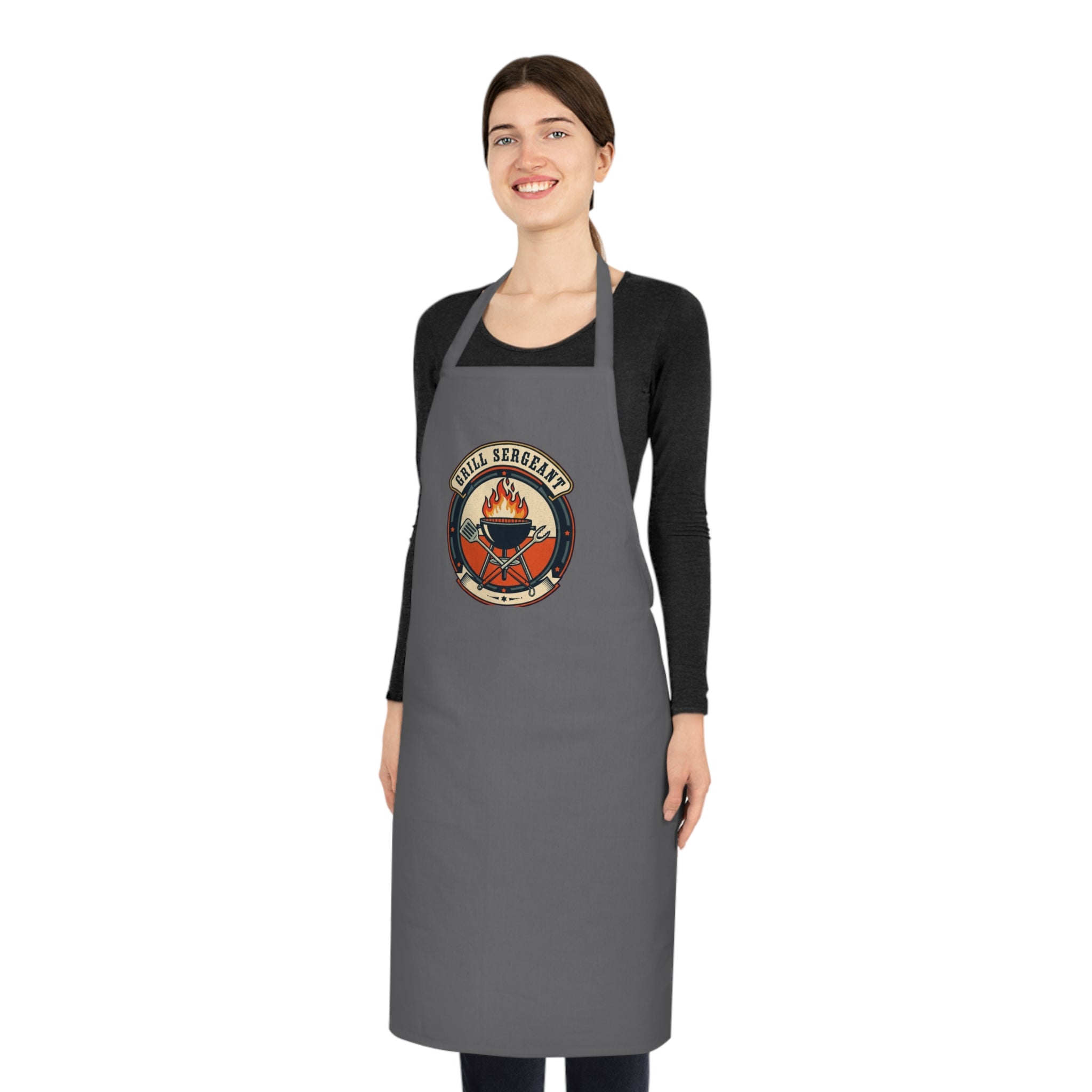 Grill Master Dad BBQ Apron | Vintage Retro Grilling Apron for Men