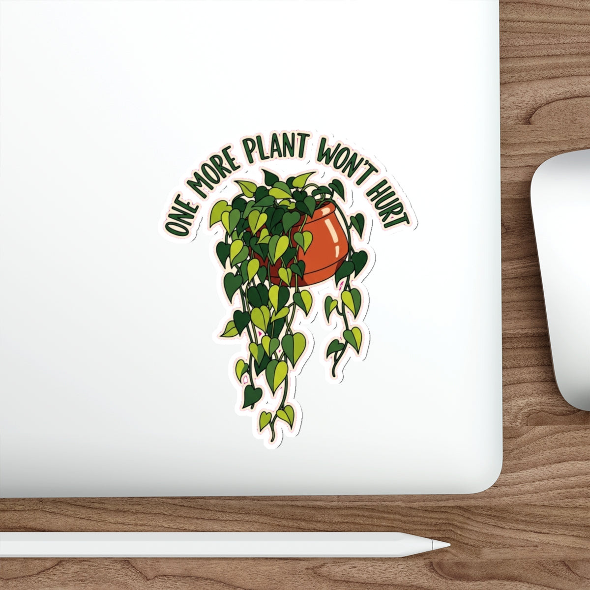 Plant Mom Sticker | Funny Pothos Plant Lover Vinyl Decal for Water Bottle