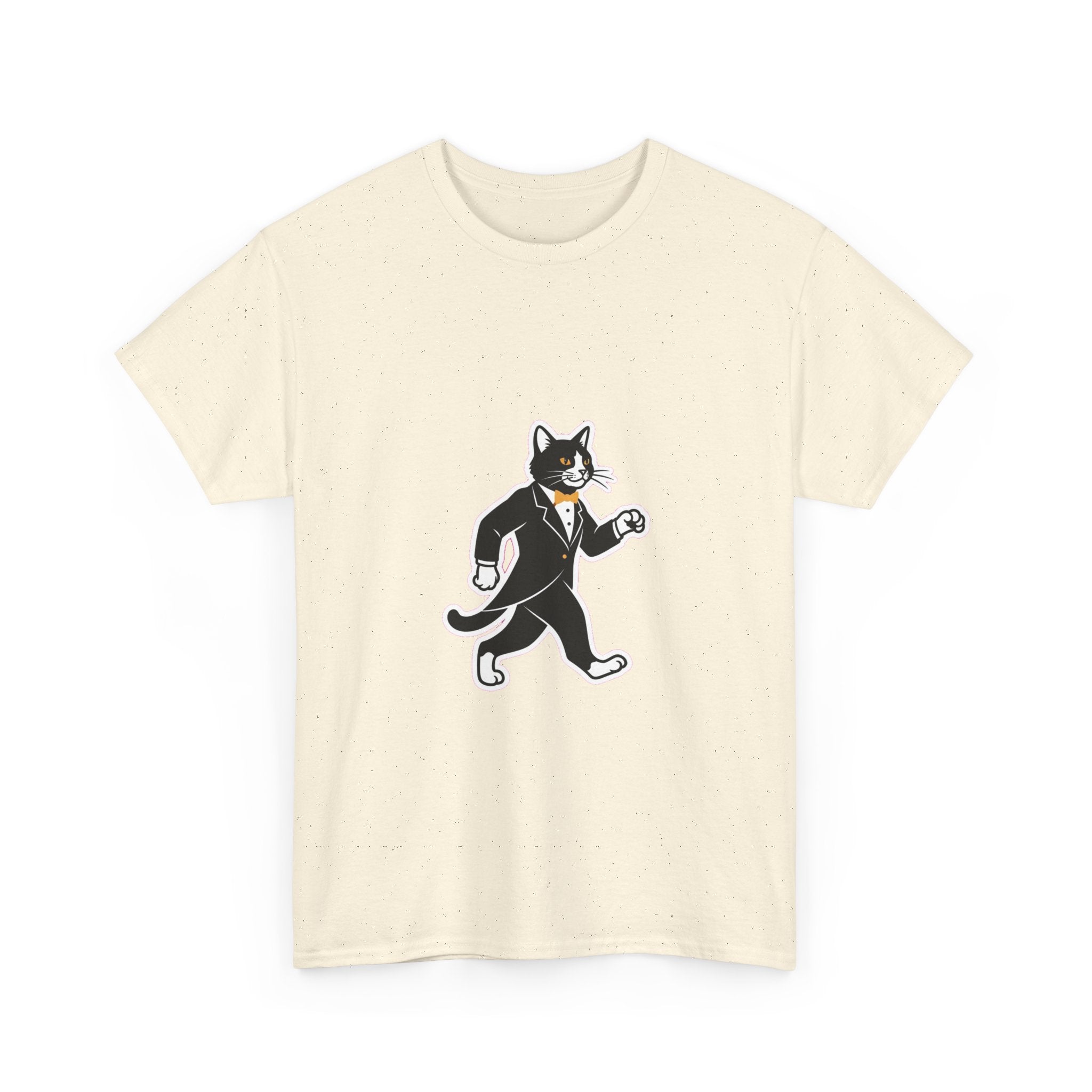 Tuxedo Cat Swagger T-Shirt | Funny Black & White Cat Art Tee for Cat Lovers