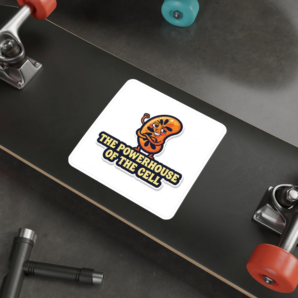 Funny Mitochondria Die-Cut Sticker | Biology Teacher Gift | Science Humor