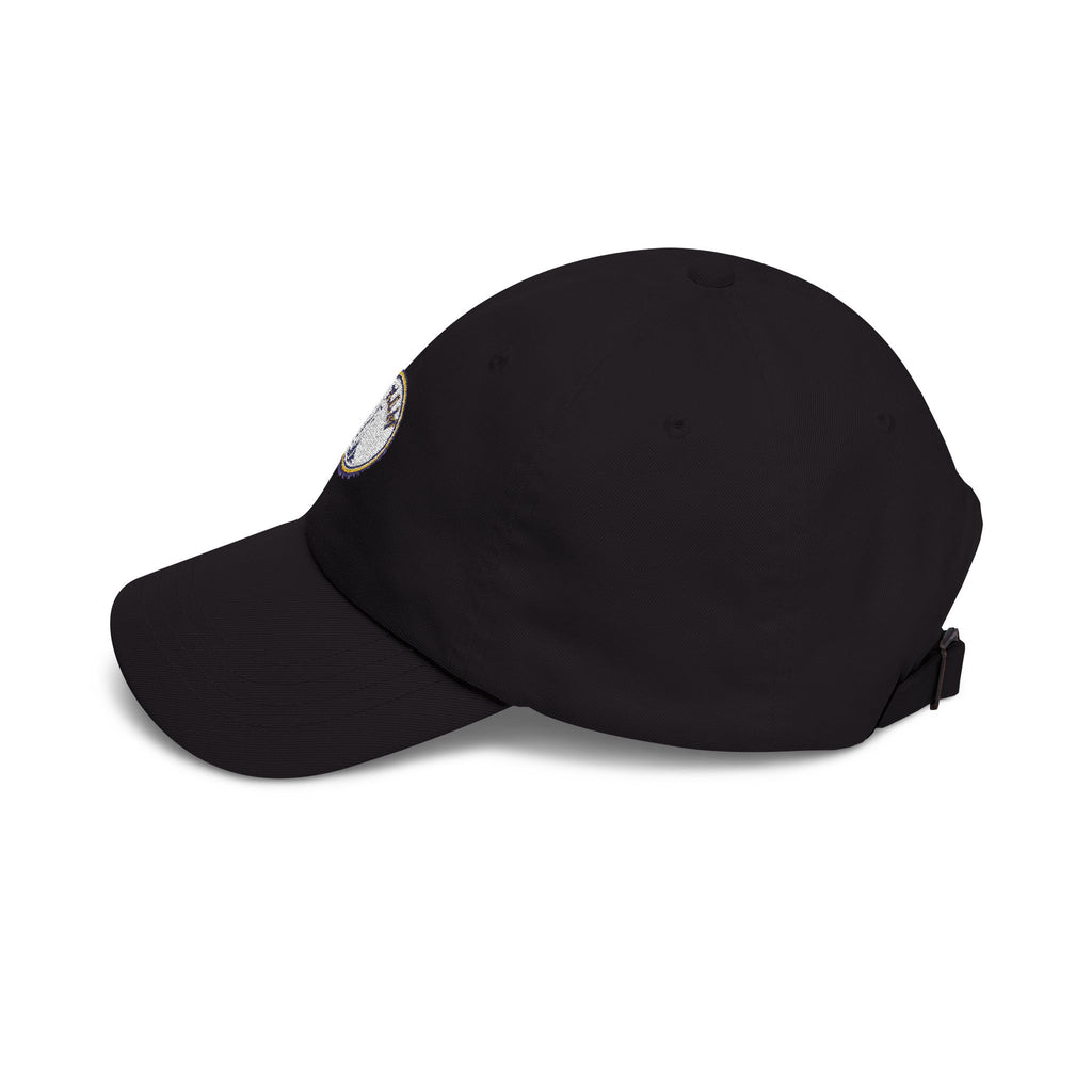 Cat Mom Embroidered Dad Cap - Magenta Baseball Hat for Cat Lovers