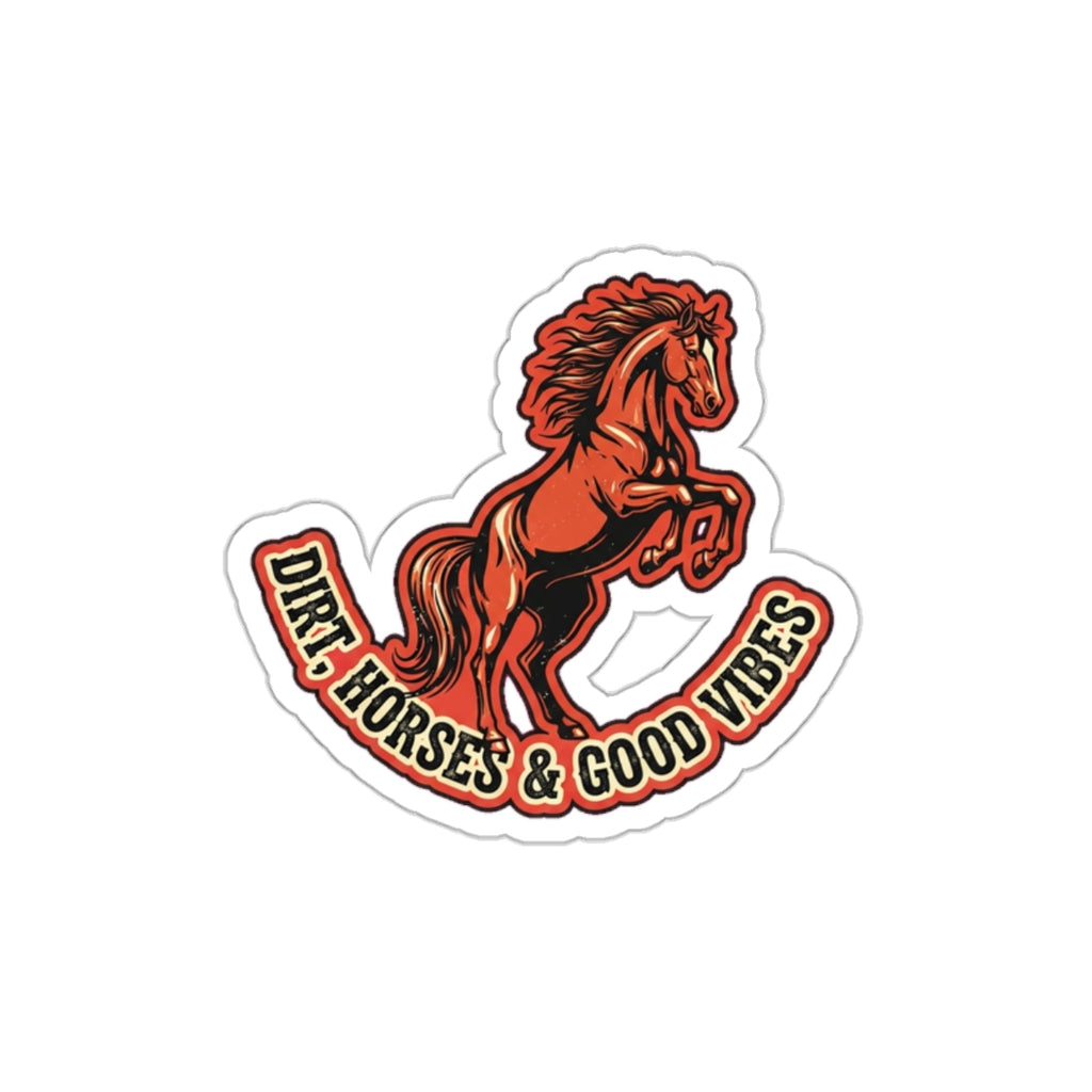 Horse Girl Barn Life Die-Cut Sticker | Vintage Western Equestrian Decal