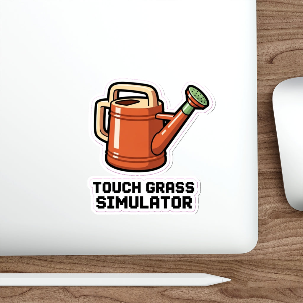 Touch Grass Simulator Stardew Valley Sticker | Cozy Gamer Decal