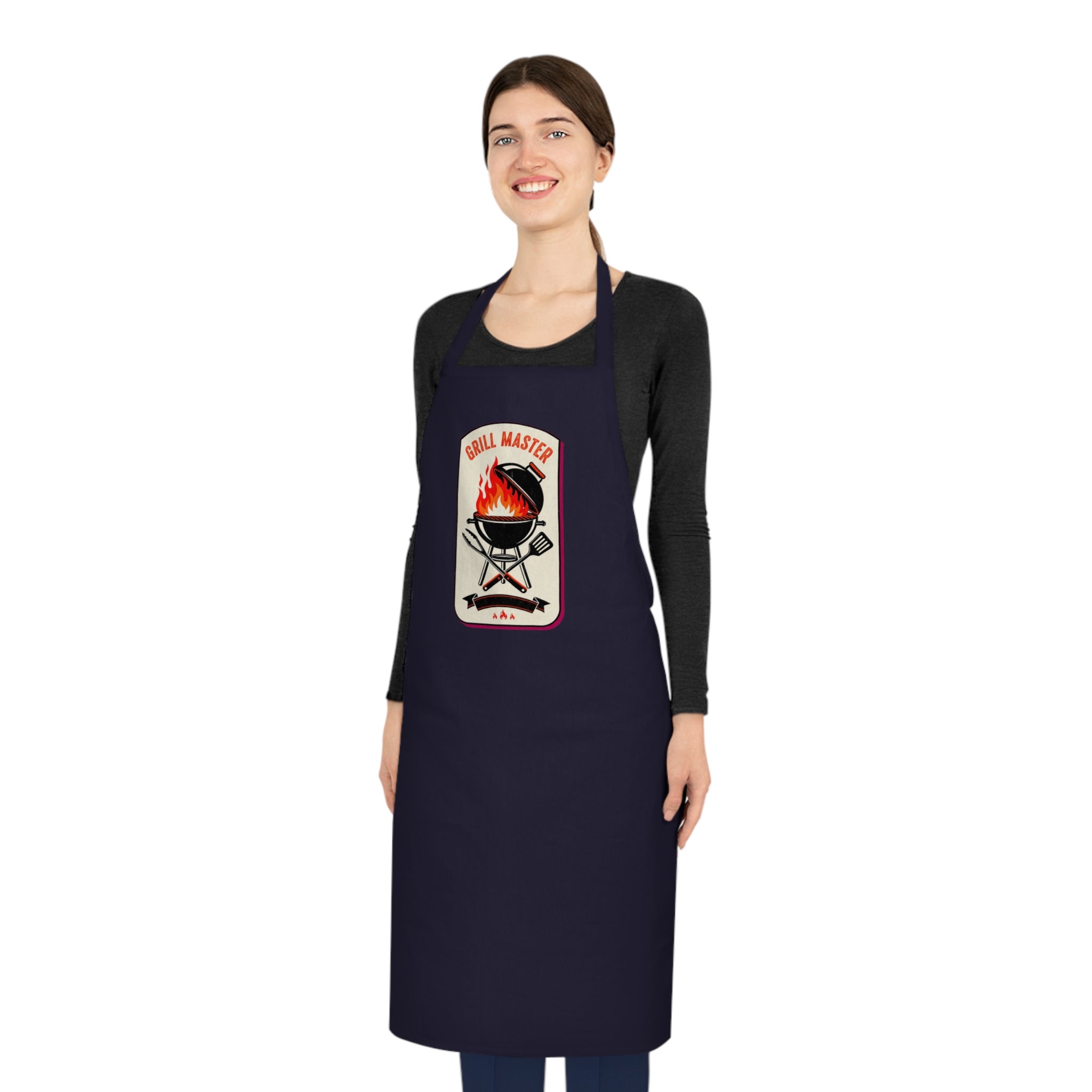 Grill Master Apron Men | Vintage BBQ Apron | Funny Grilling Gift