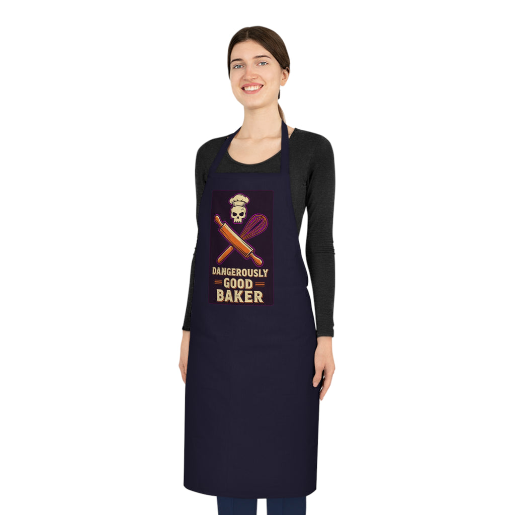 Funny Baker Apron | Dark Humor Baking Gift | Retro Vintage Style Cotton Apron