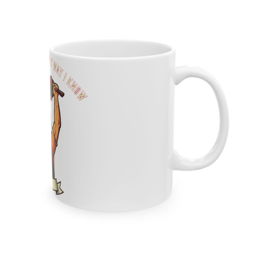 Funny BBQ Pitmaster Dad Mug - Grill Master Coffee Cup Gift