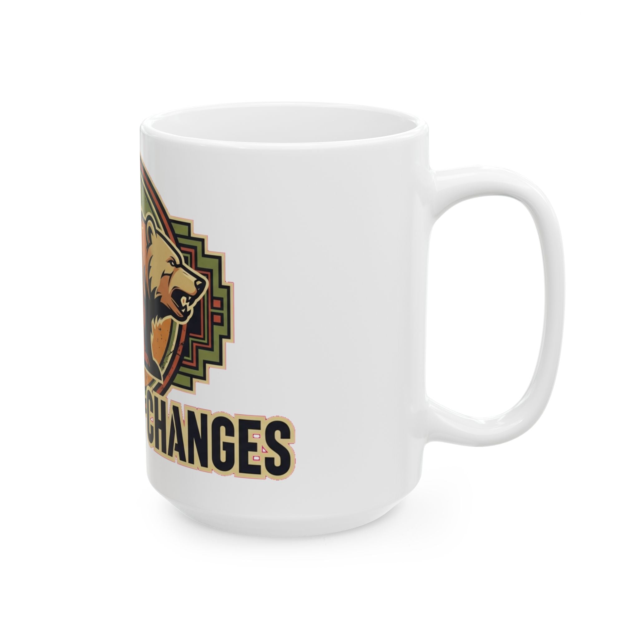 Fallout New Vegas NCR Double-Headed Bear Ceramic Mug | Gaming Coffee Cup
