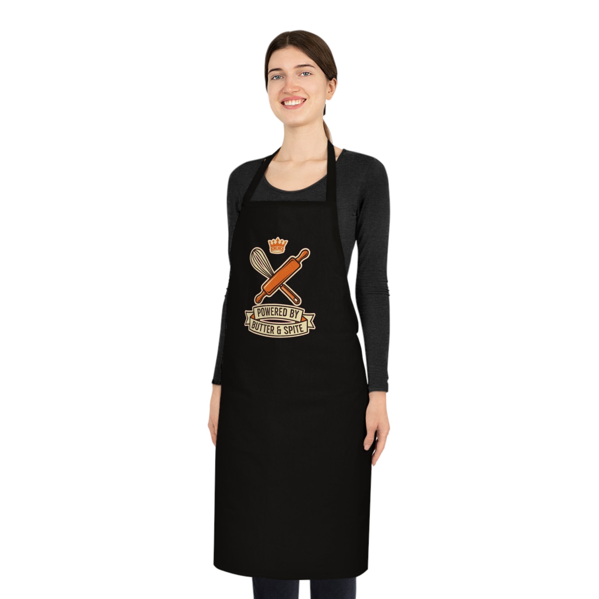 Funny Baking Apron for Women | Whisk & Rolling Pin Humor | Baker Gift