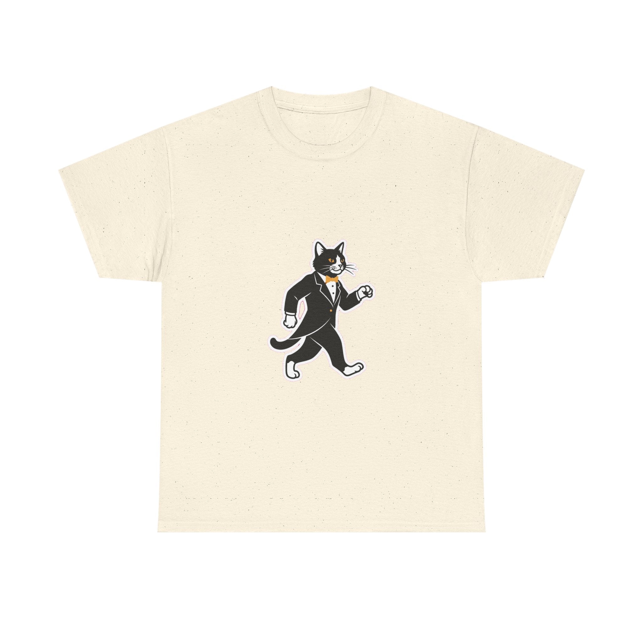 Tuxedo Cat Swagger T-Shirt | Funny Black & White Cat Art Tee for Cat Lovers