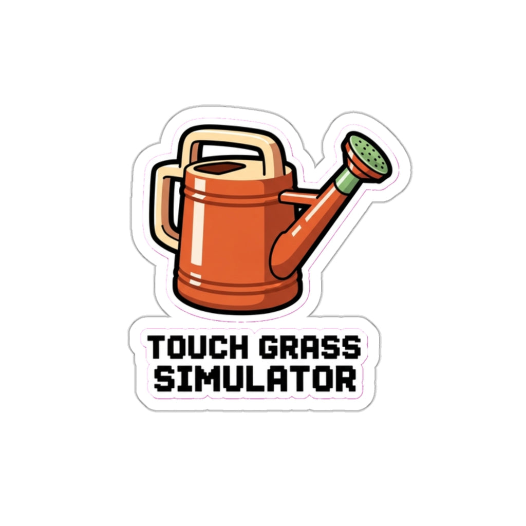 Touch Grass Simulator Stardew Valley Sticker | Cozy Gamer Decal