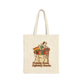 Funny Book Tote Bag for Readers & Snack Addicts - Bookworm Gift