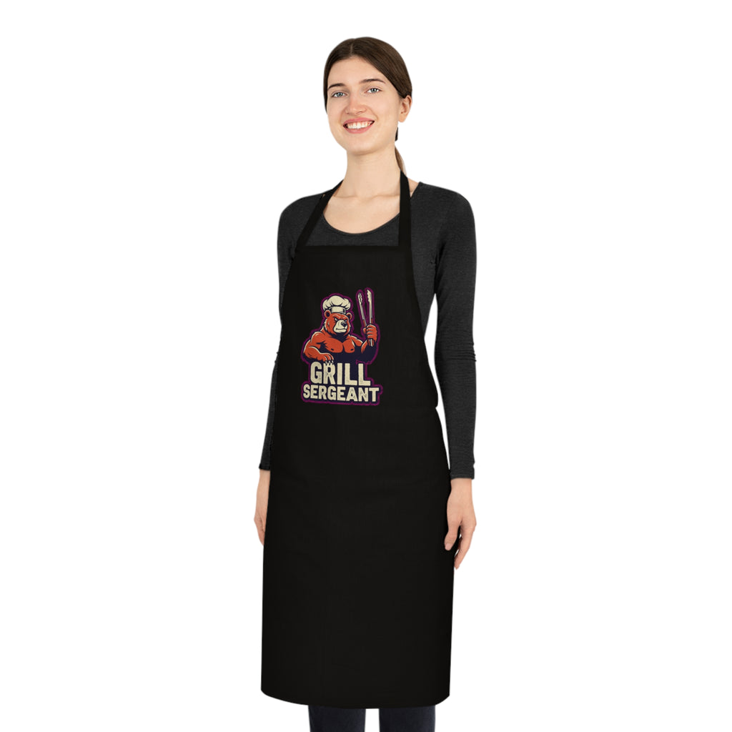 Funny BBQ Dad Grill Master Apron | Retro Vector Design Cooking Gift