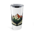 Not All Who Wander Tumbler | Bookish Adventurer Literary Hiker Gift