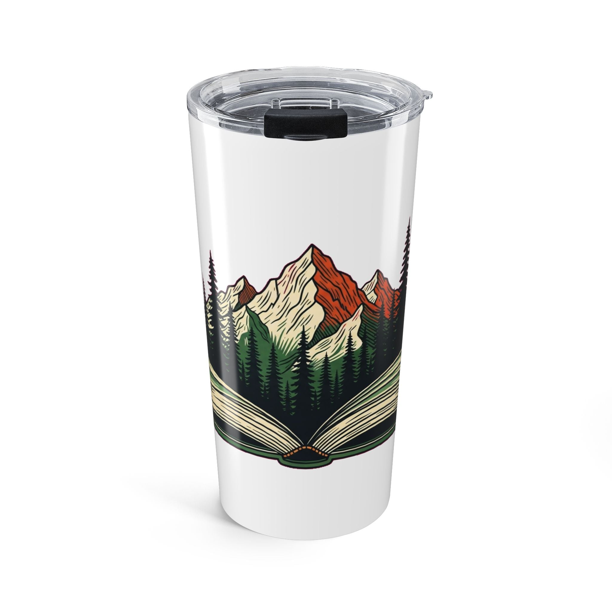 Not All Who Wander Tumbler | Bookish Adventurer Literary Hiker Gift