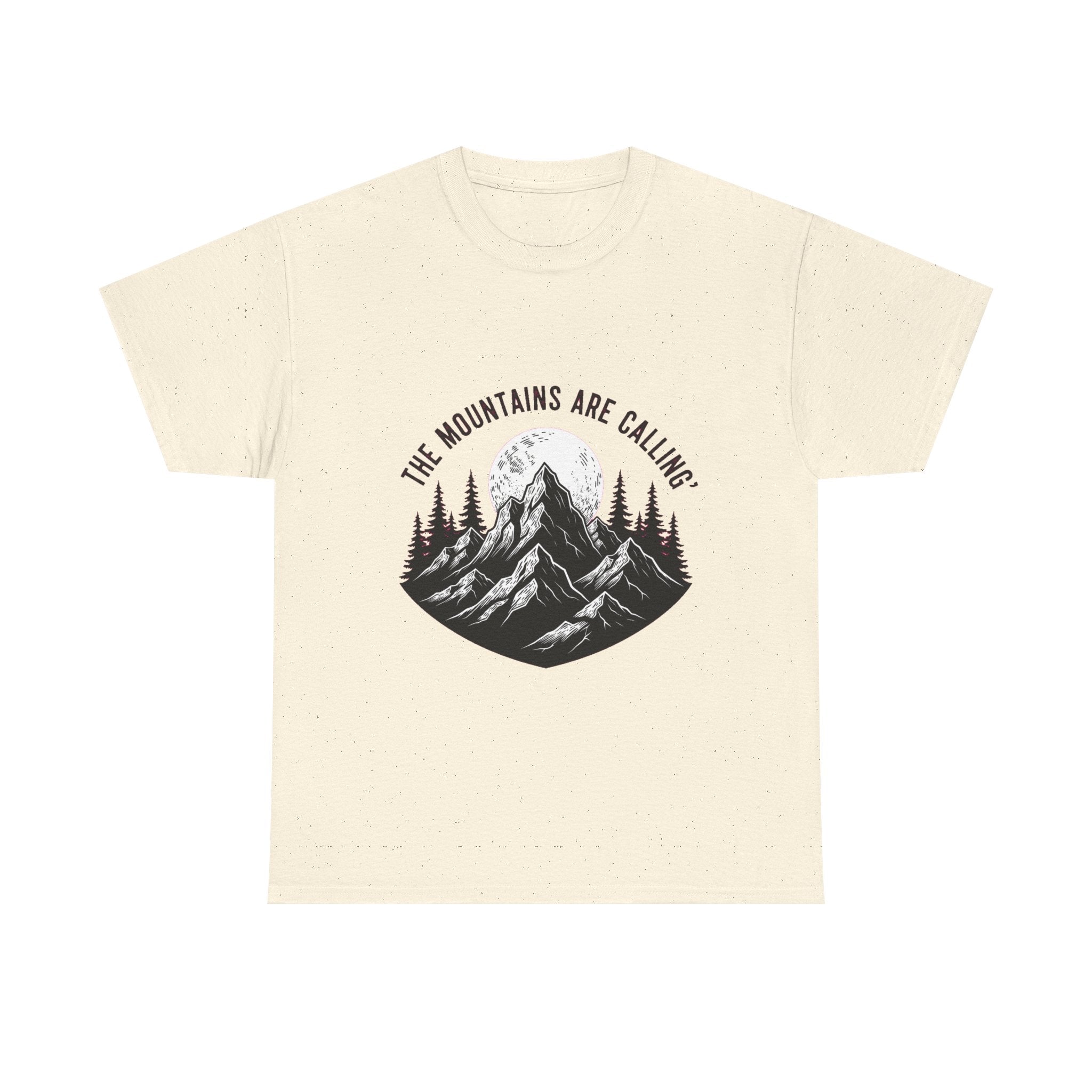 Gothic Mountain T-Shirt | Dark Nature Apparel | Woodcut Peak Tee