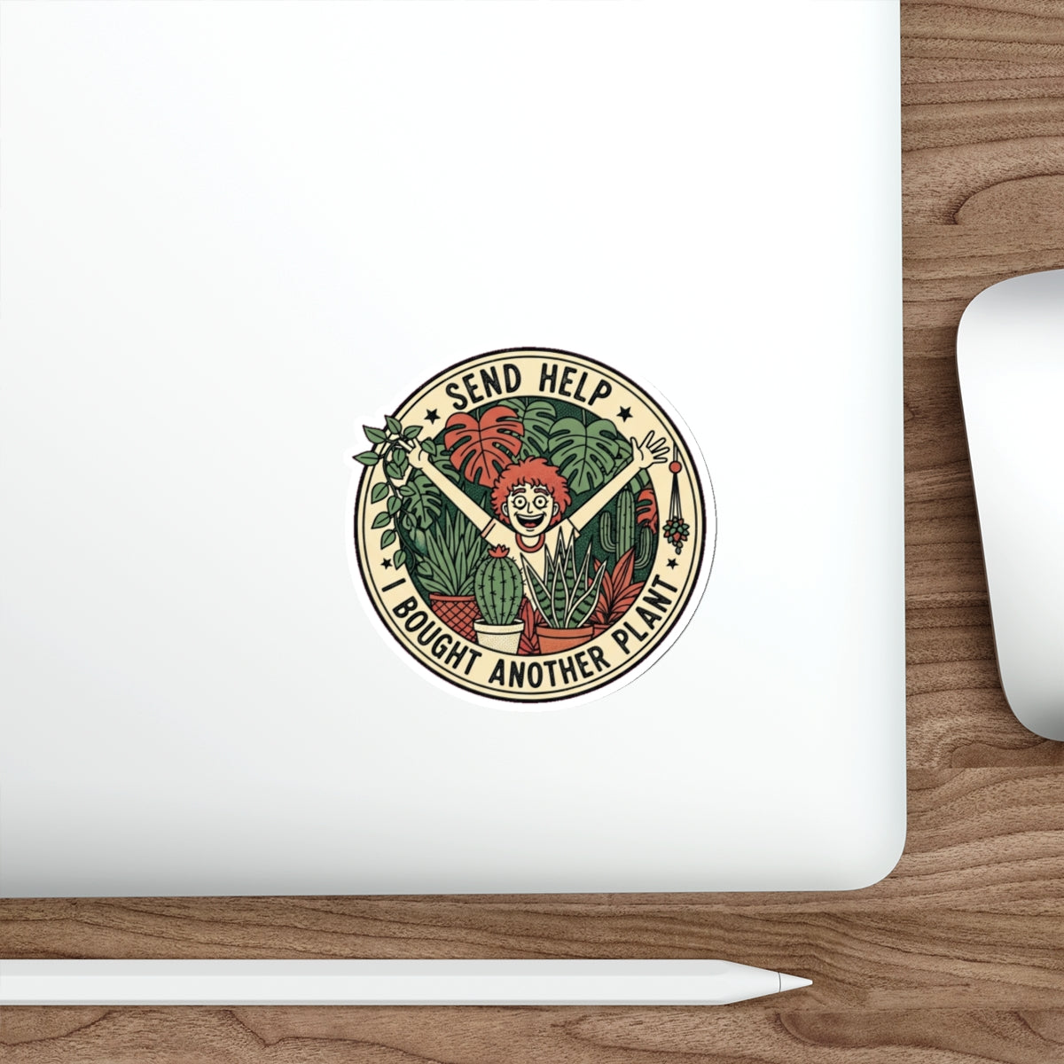 Plant Parent Sticker | Funny Houseplant Lover Die-Cut Sticker Gift