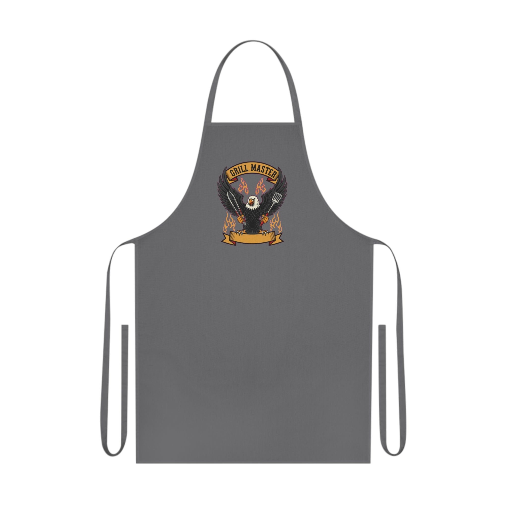 Grill Master Dad Apron - Vintage Eagle BBQ Apron for Men