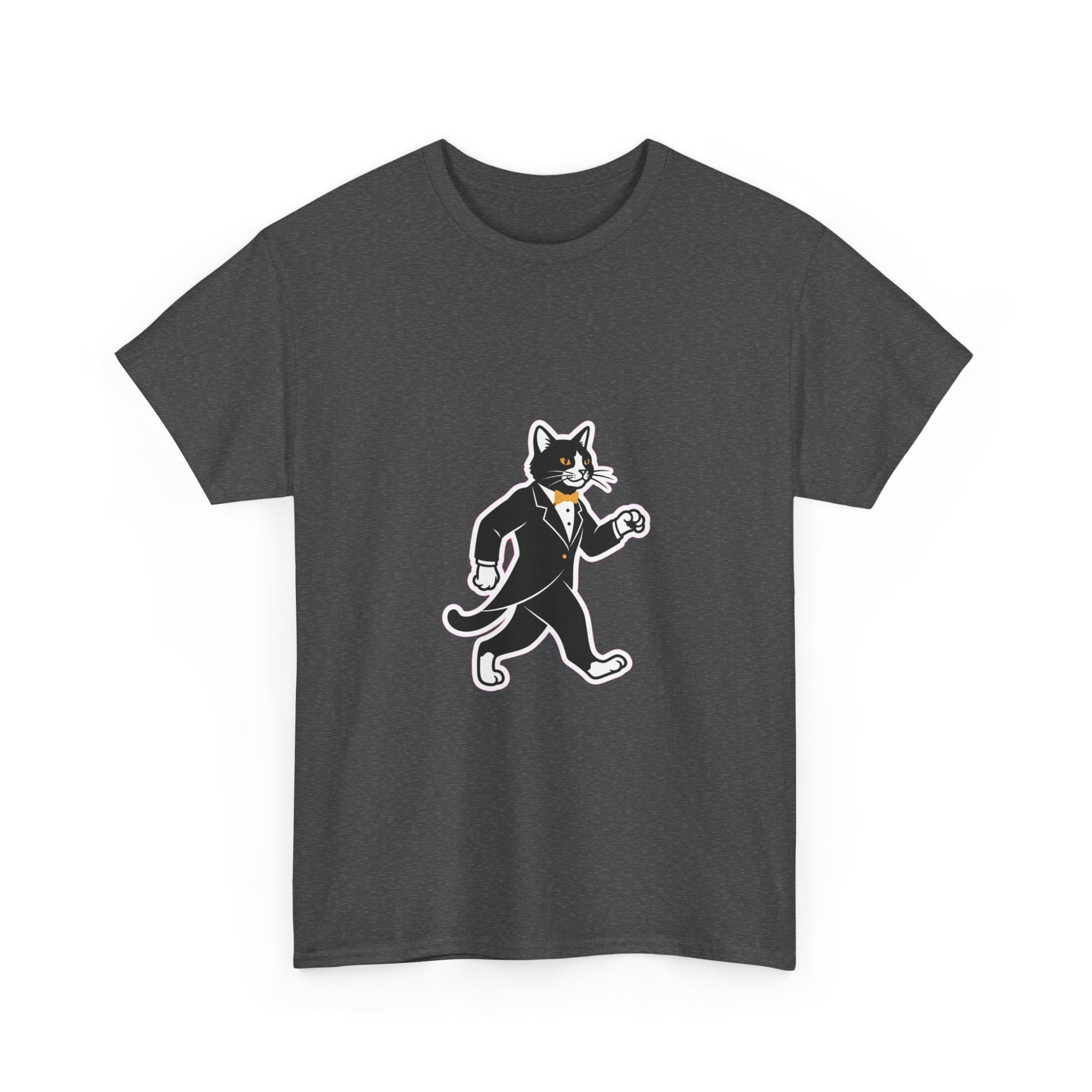 Tuxedo Cat Swagger T-Shirt | Funny Black & White Cat Art Tee for Cat Lovers