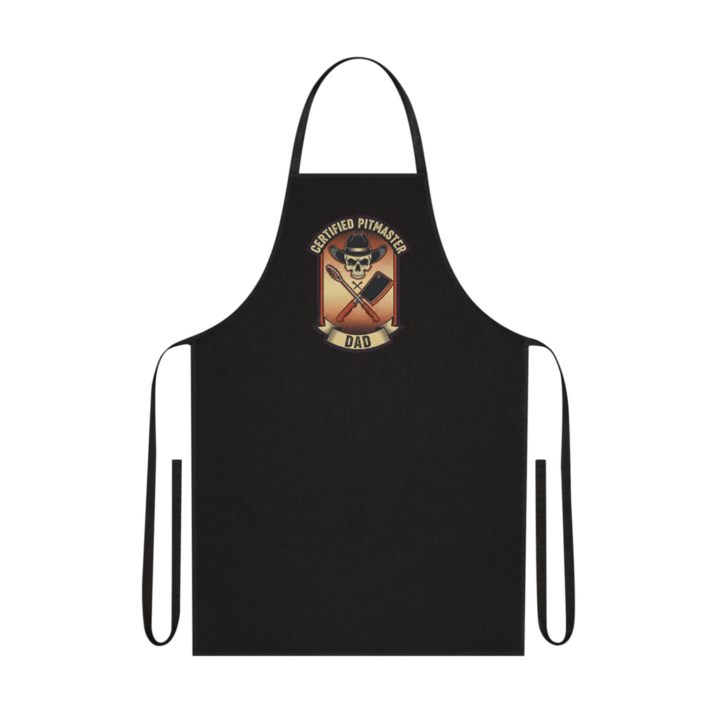 BBQ Pitmaster Dad Apron | Funny Grill Master Gift for Men | Smoker Apron