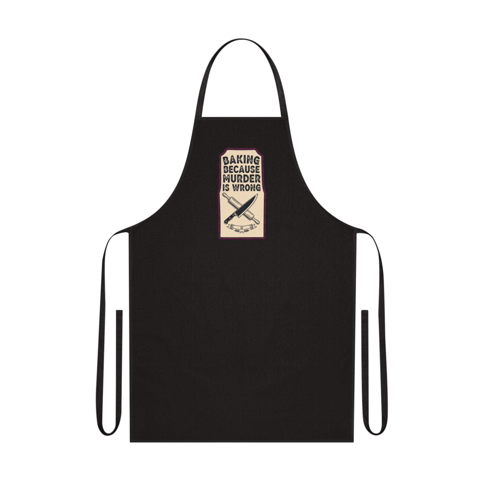 Funny Baker Apron - Dark Humor Kitchen Gift for Baking Obsessed Women