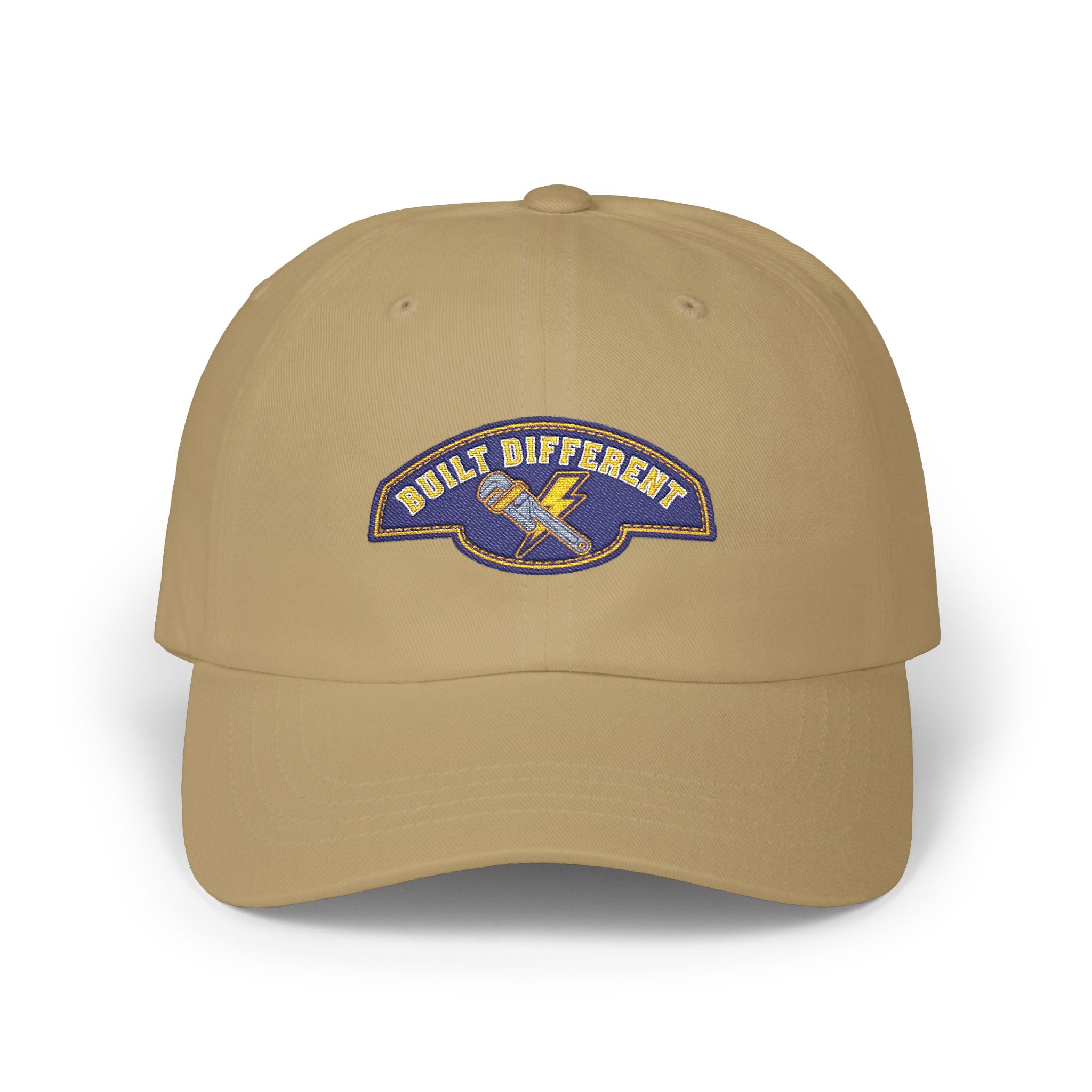 Trades Dad Cap - Blue Collar Embroidered Hat for Plumbers, Electricians & HVAC