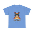 Cat Dad Pride Vintage Aviator T-Shirt | Funny Gift for Cat Dads