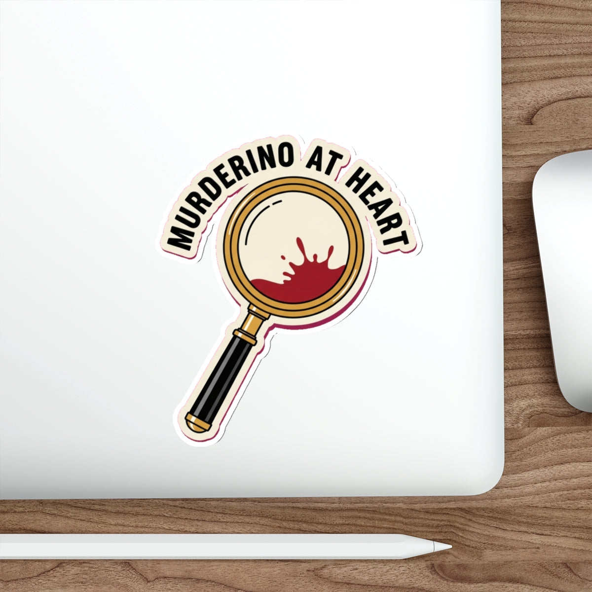 Murderino at Heart Die-Cut Sticker | True Crime Podcast Fan Gift