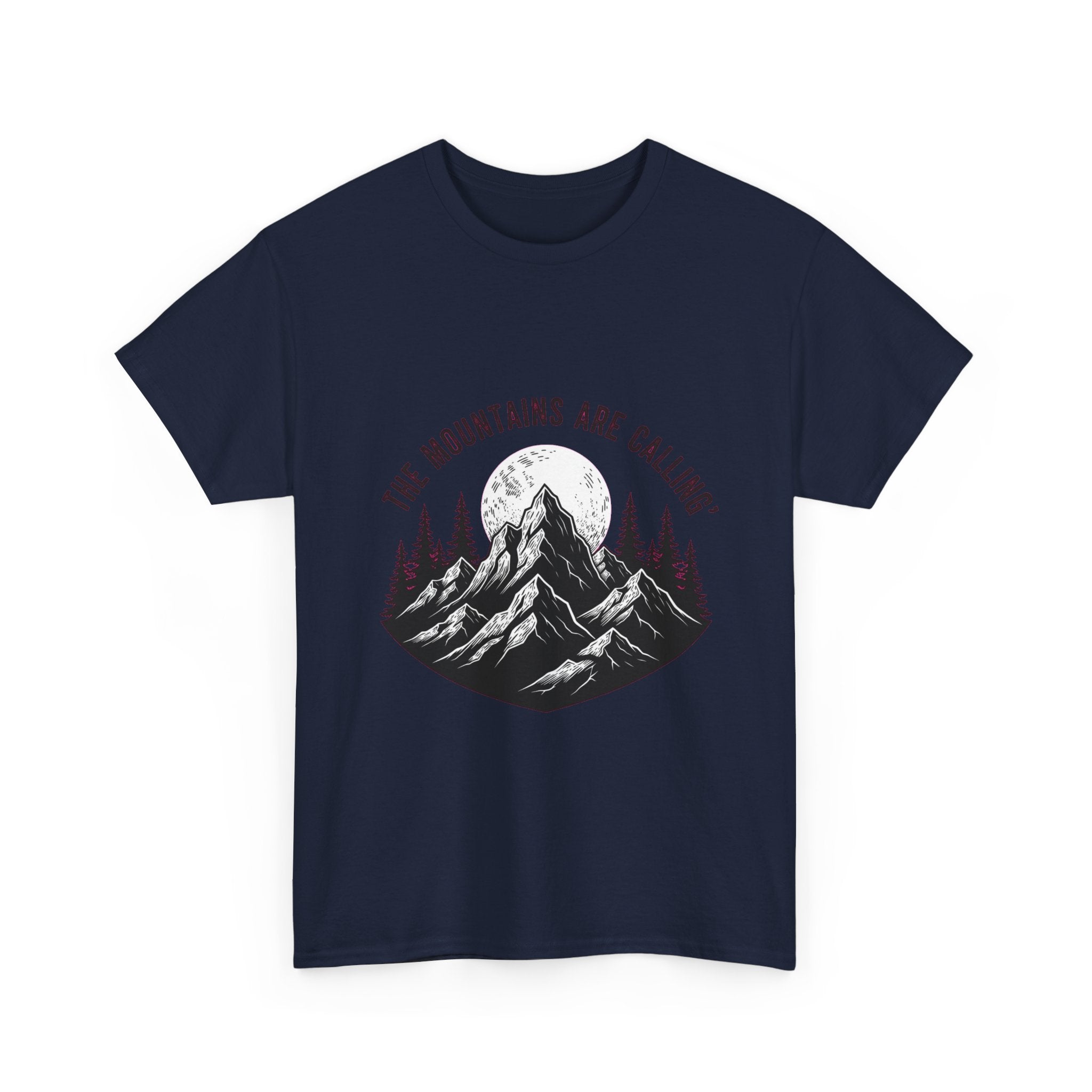Gothic Mountain T-Shirt | Dark Nature Apparel | Woodcut Peak Tee