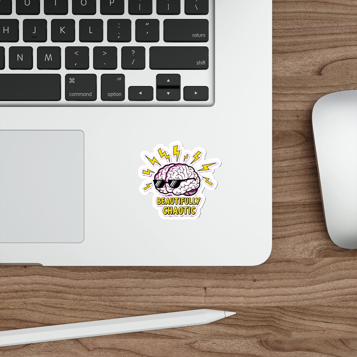 ADHD Brain Sticker | Neurodivergent Dark Humor Decal | Funny Mental Health