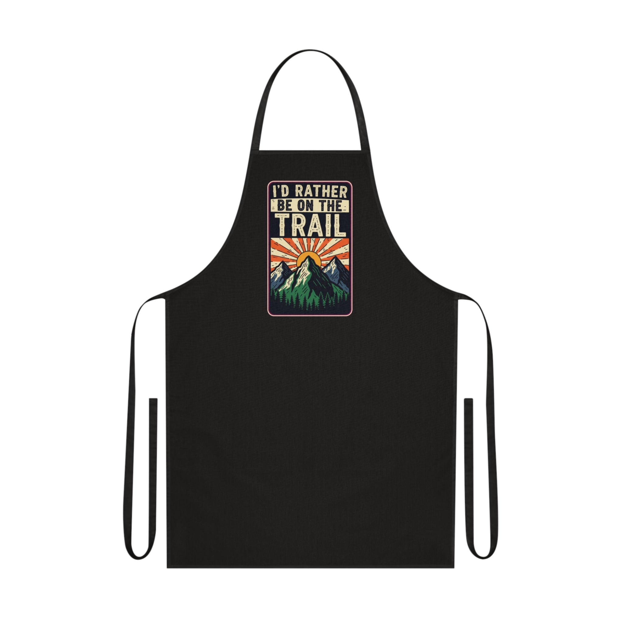 Hiking Apron | Outdoor Adventure Cooking Apron | Campfire Chef Gift
