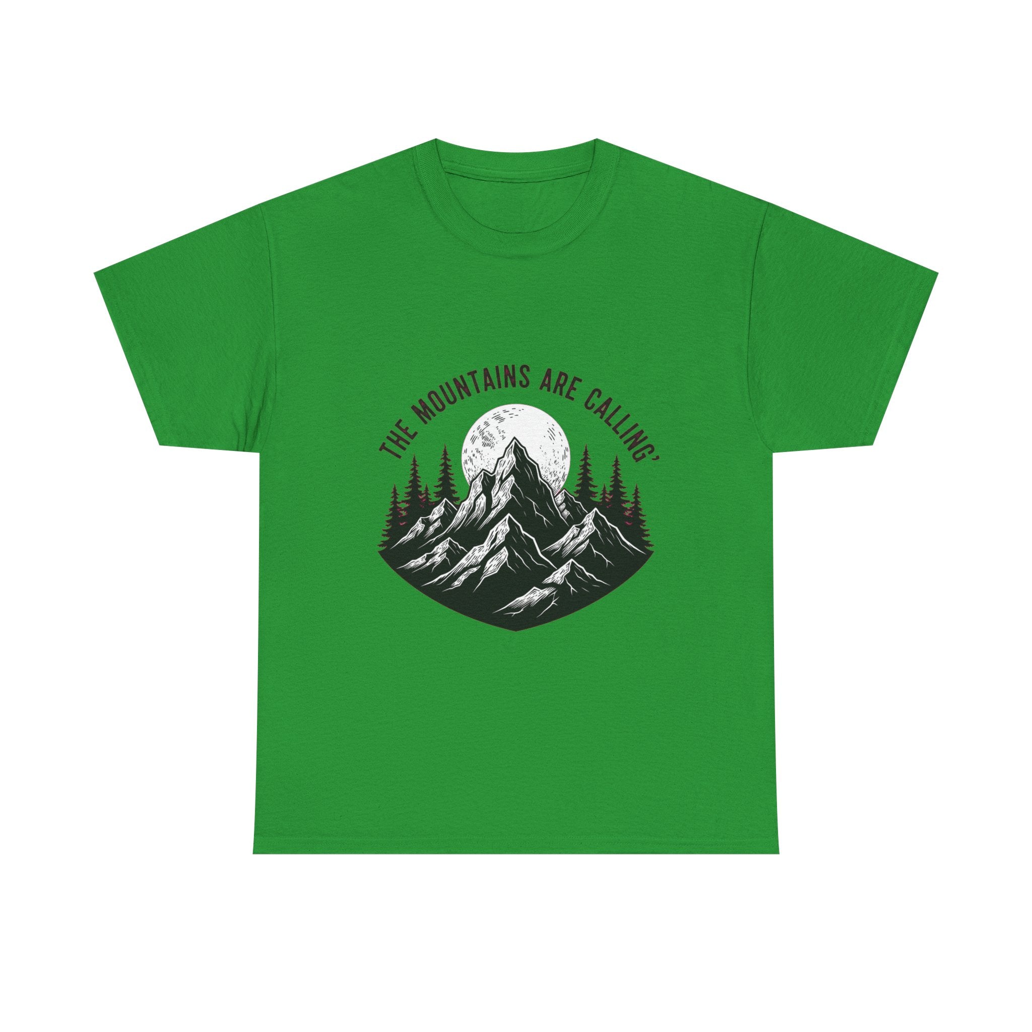 Gothic Mountain T-Shirt | Dark Nature Apparel | Woodcut Peak Tee