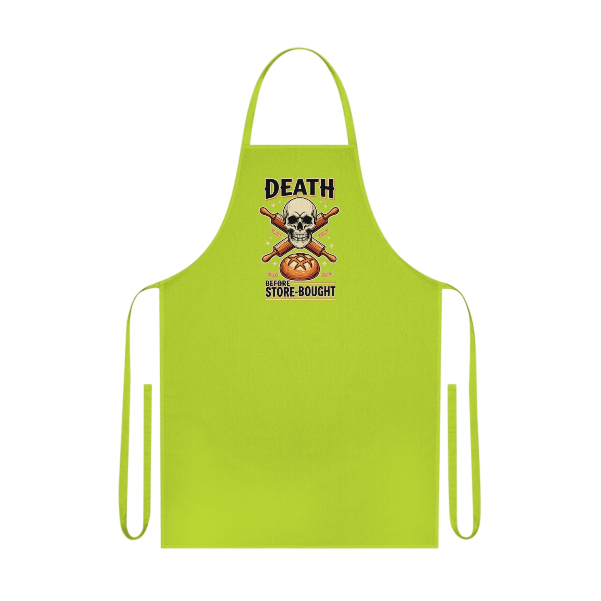 Funny Baker Dark Humor Cotton Apron | Sourdough Gift for Bread Makers