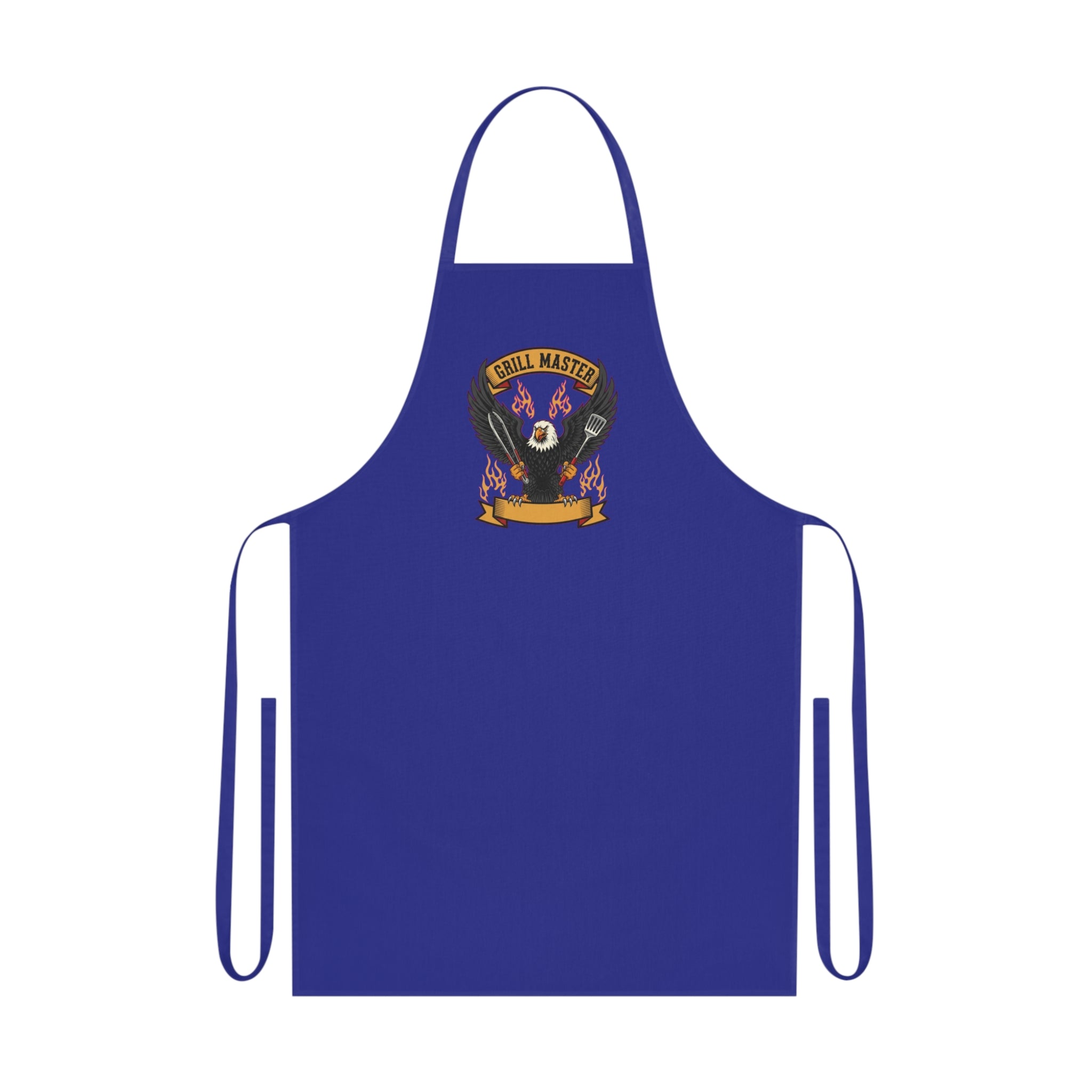 Grill Master Dad Apron - Vintage Eagle BBQ Apron for Men