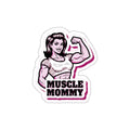 Muscle Mommy Gym Rat Die-Cut Sticker | Retro Pop Art Fitness Sticker