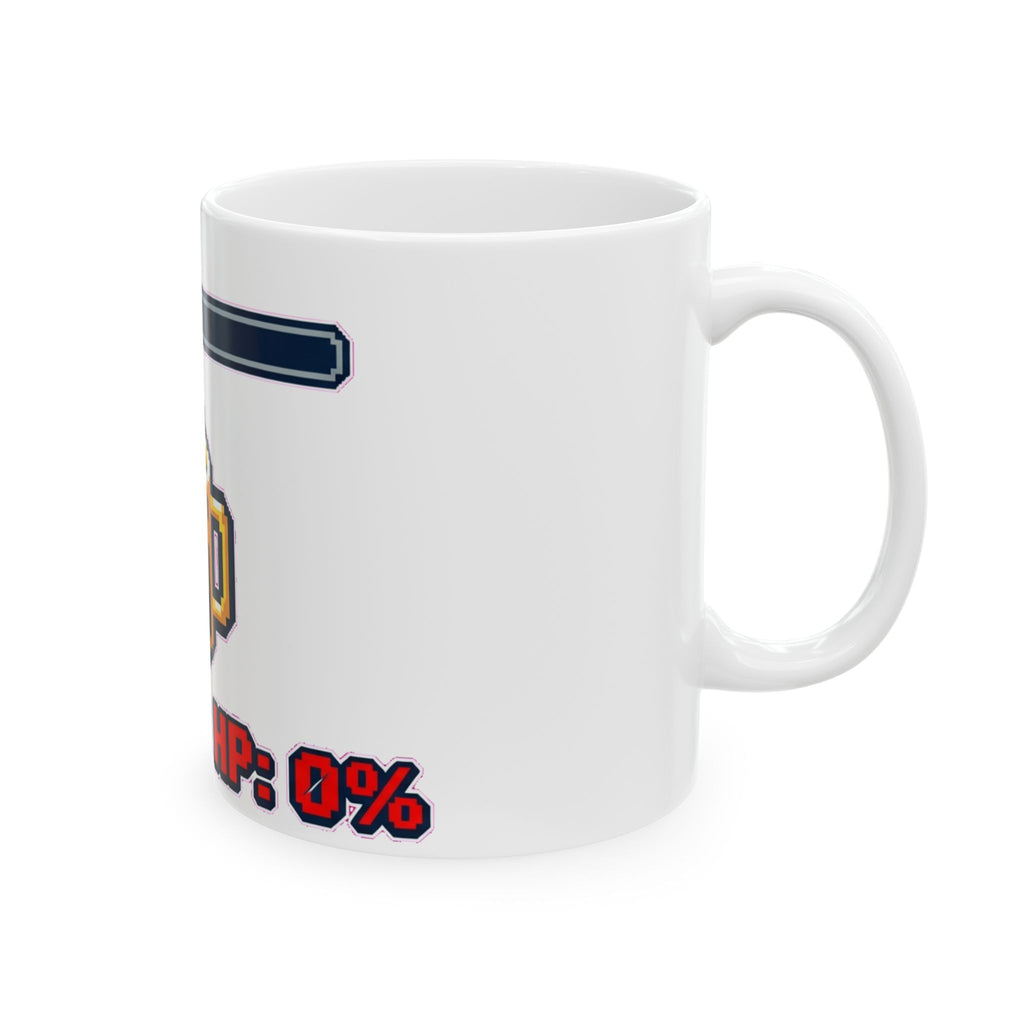 Sarcastic Gamer Teacher Mug | Funny Pixel Art Coffee Cup for Gaming Educators
