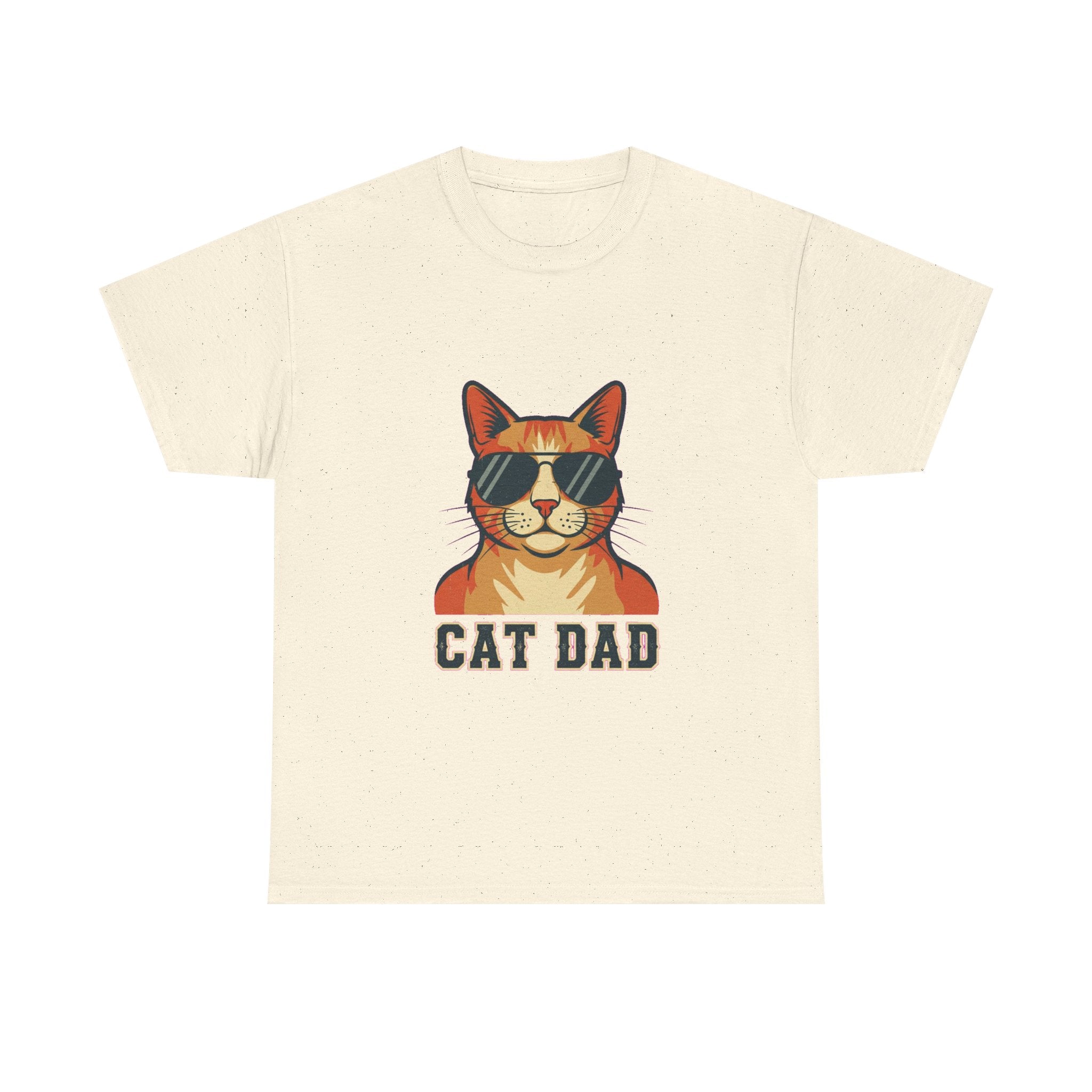 Cat Dad Pride Vintage Aviator T-Shirt | Funny Gift for Cat Dads
