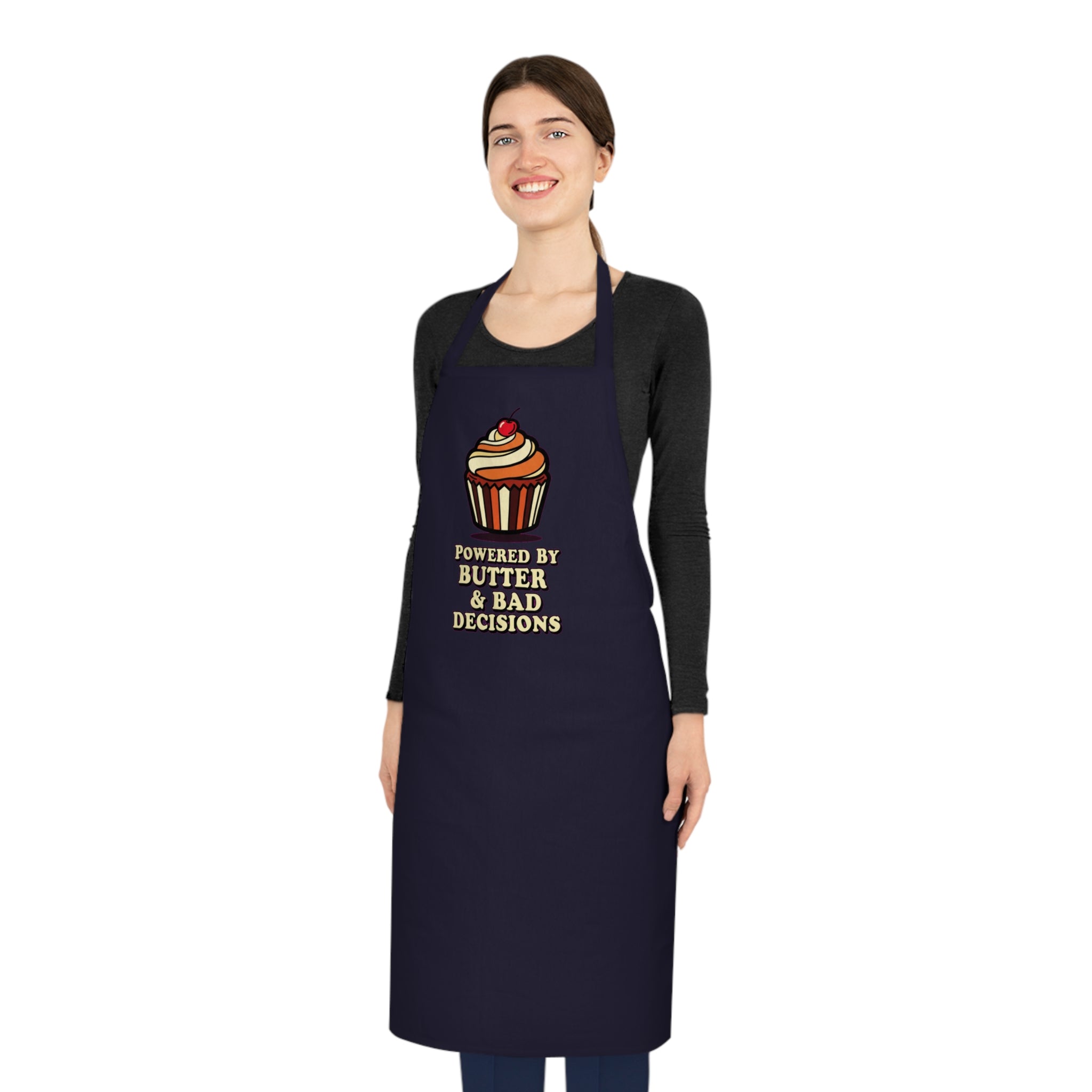 Funny Baking Apron - Retro Cupcake Baker Humor Gift for Her