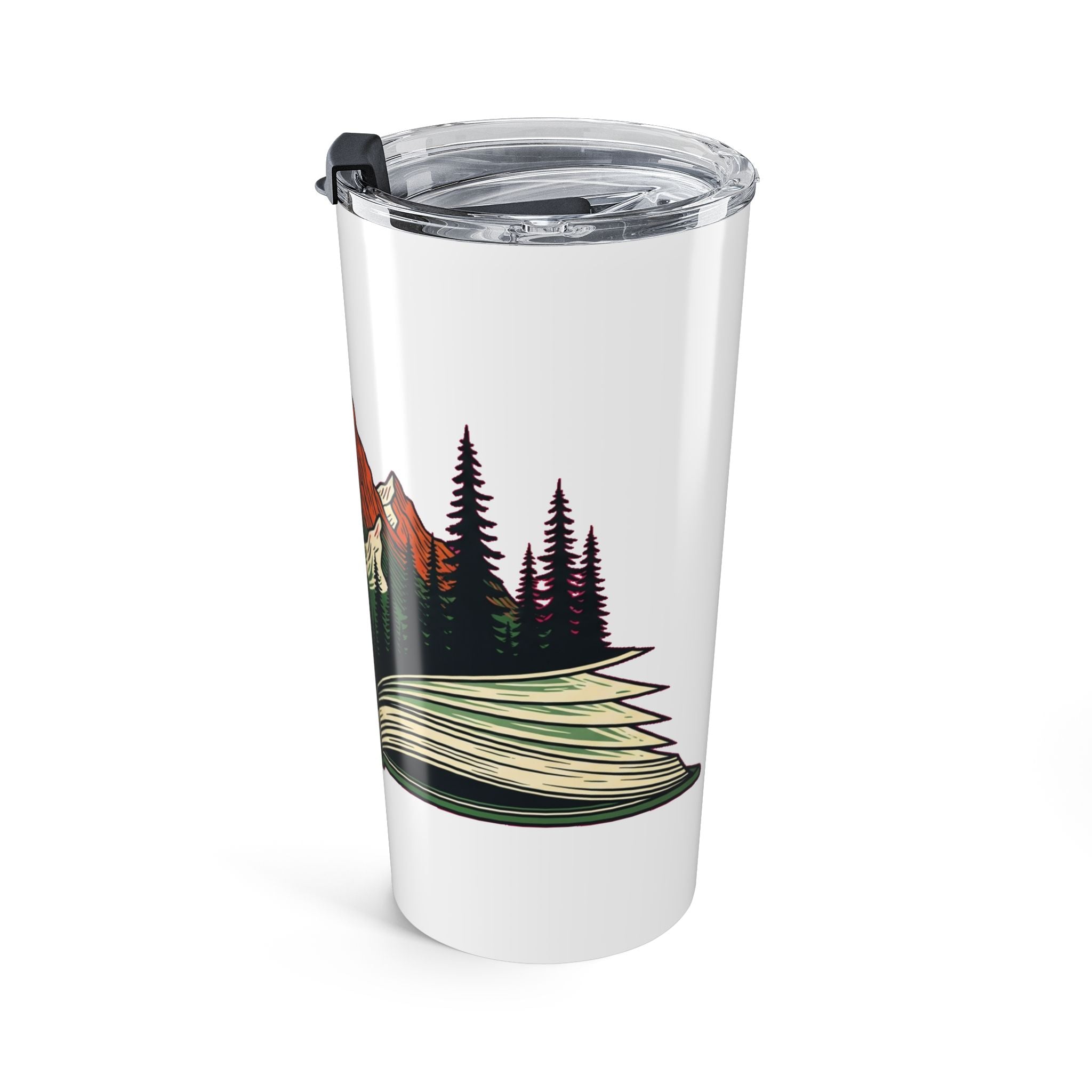 Not All Who Wander Tumbler | Bookish Adventurer Literary Hiker Gift