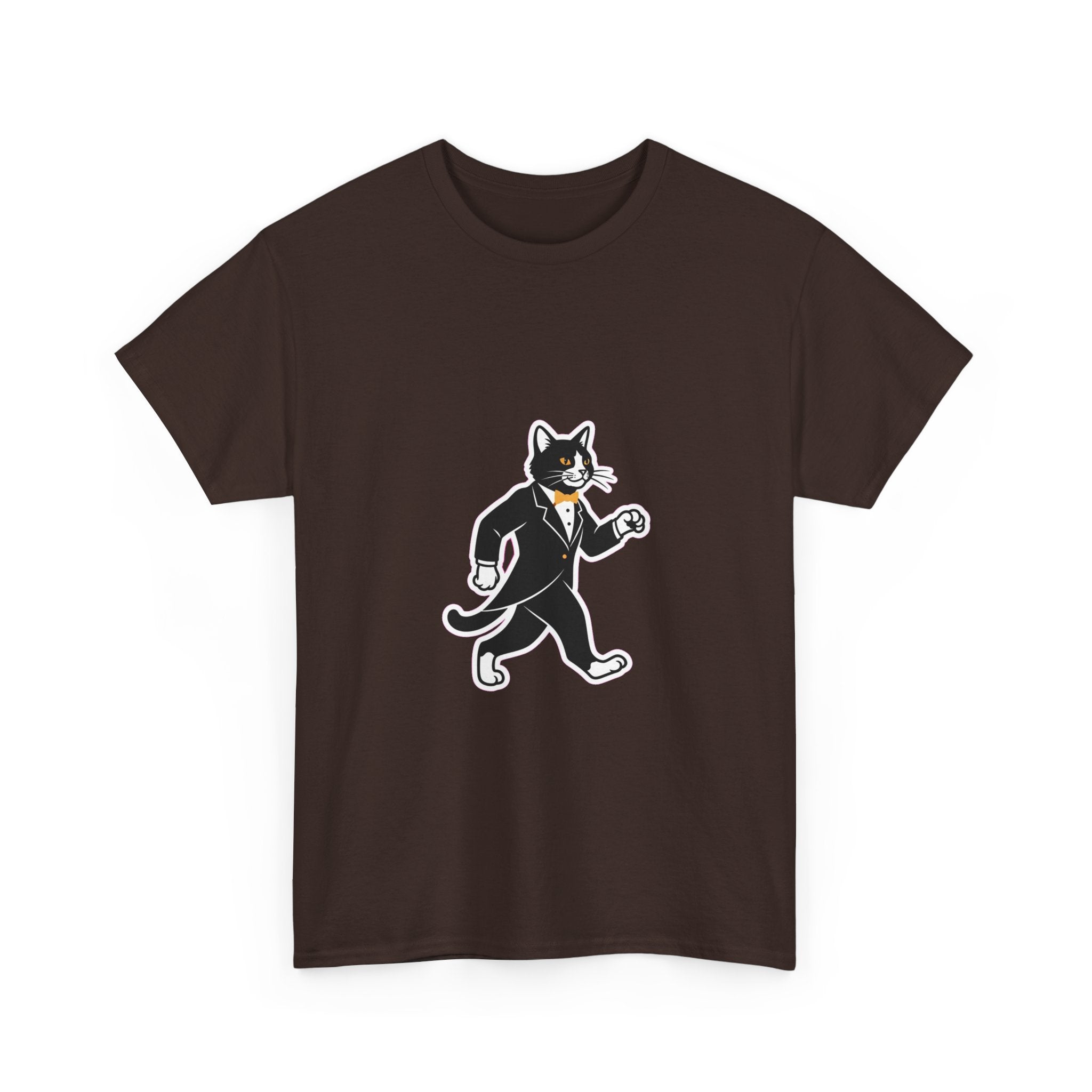 Tuxedo Cat Swagger T-Shirt | Funny Black & White Cat Art Tee for Cat Lovers