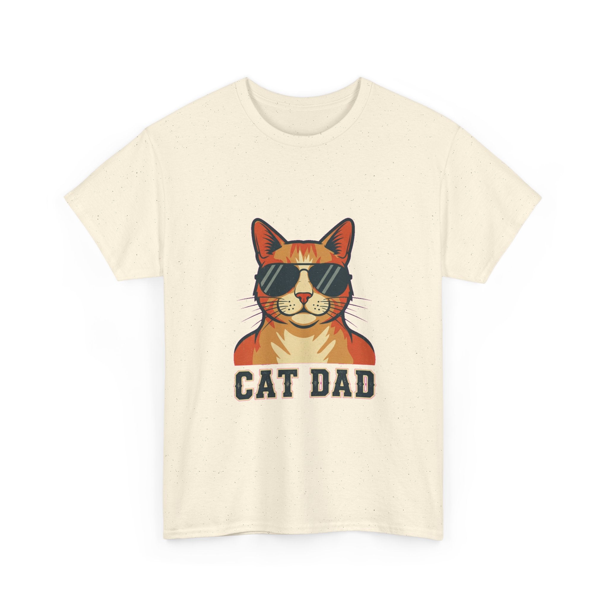 Cat Dad Pride Vintage Aviator T-Shirt | Funny Gift for Cat Dads