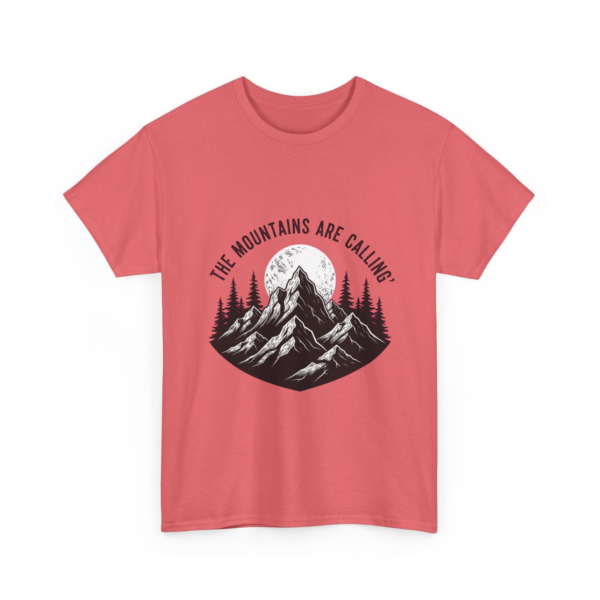 Gothic Mountain T-Shirt | Dark Nature Apparel | Woodcut Peak Tee
