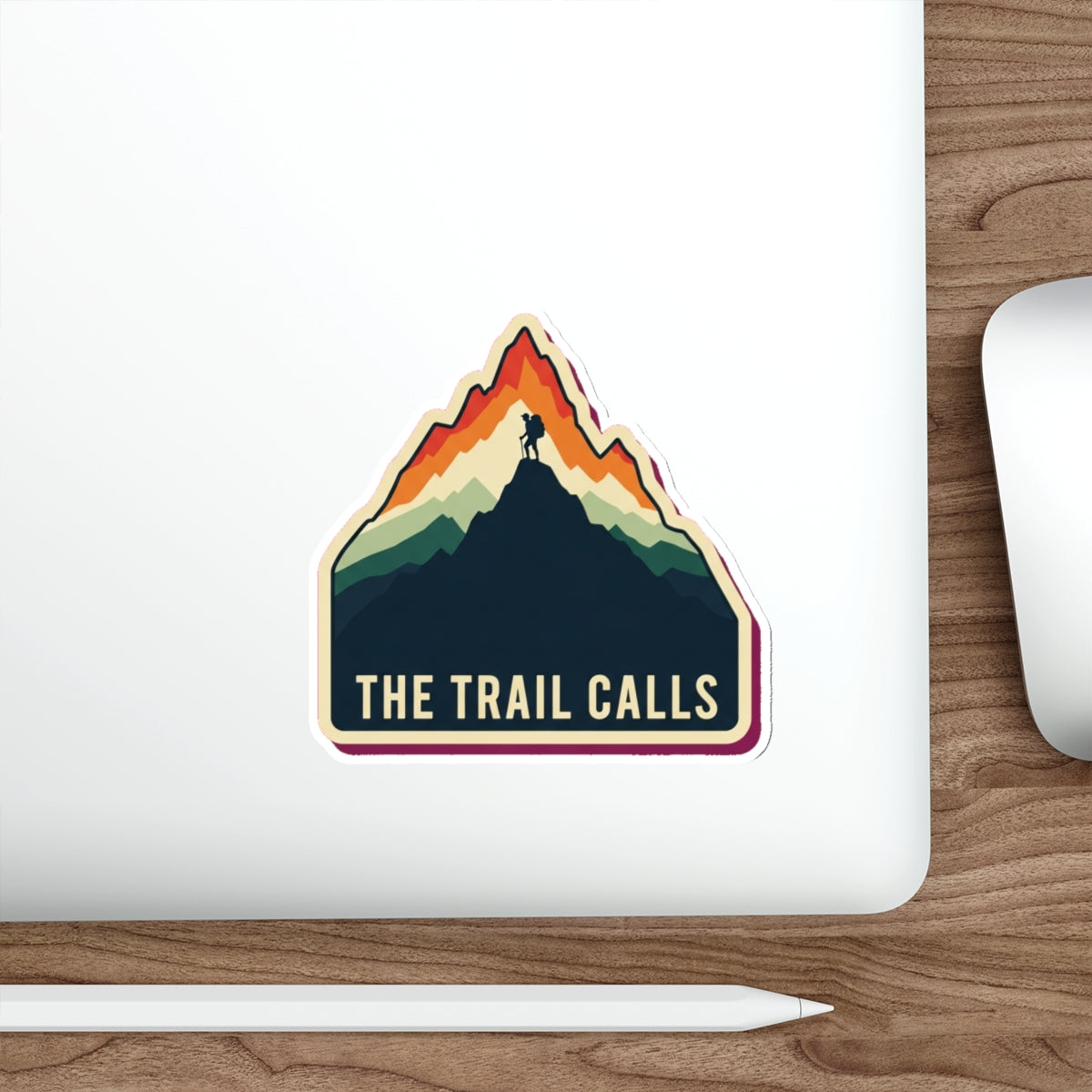 Vintage National Park Hiking Sticker | Trail Life Die-Cut Water Bottle Decal