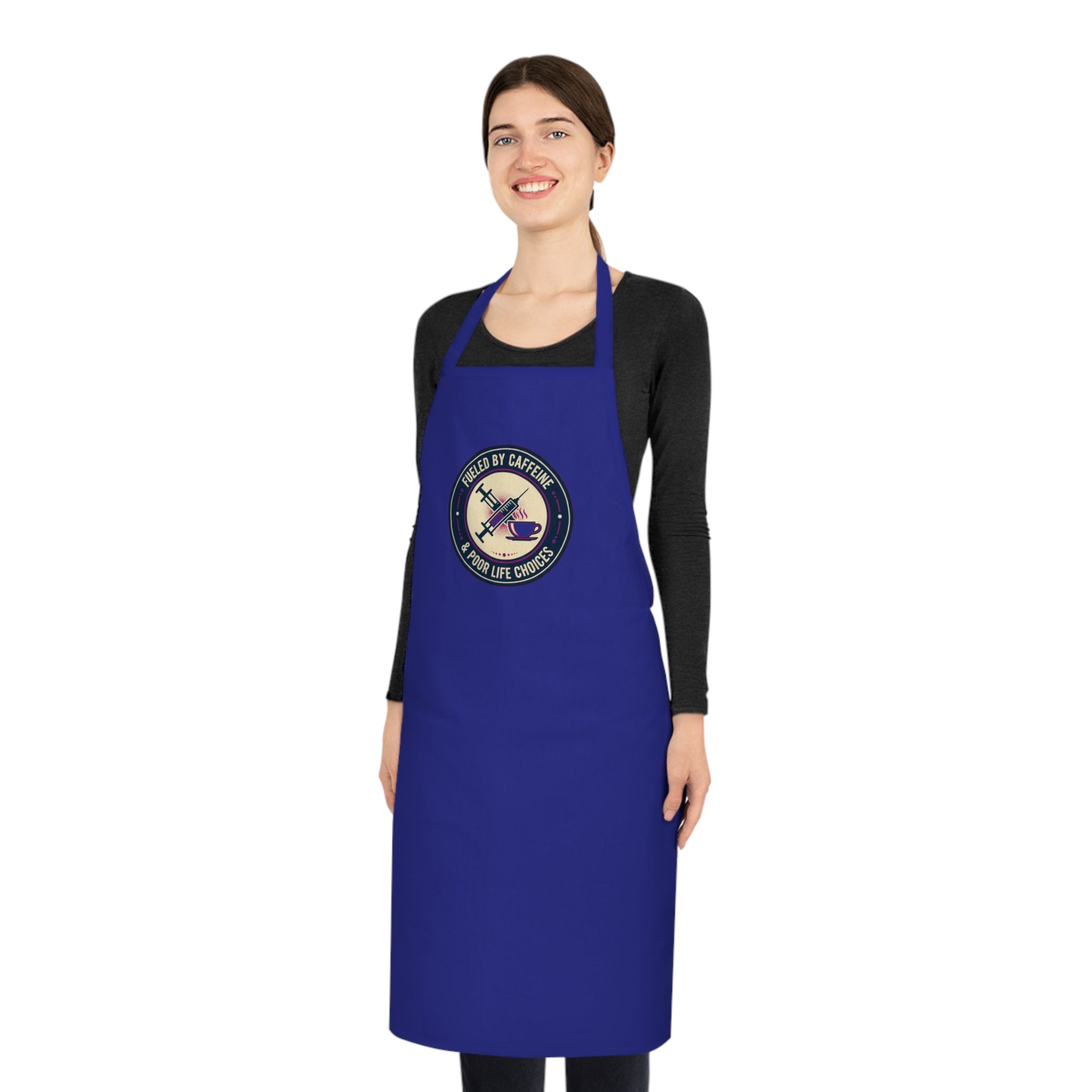 Funny Nurse Apron | Dark Humor Medical Worker Gift | Retro Badge Design