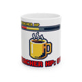 Sarcastic Gamer Teacher Mug | Funny Pixel Art Coffee Cup for Gaming Educators