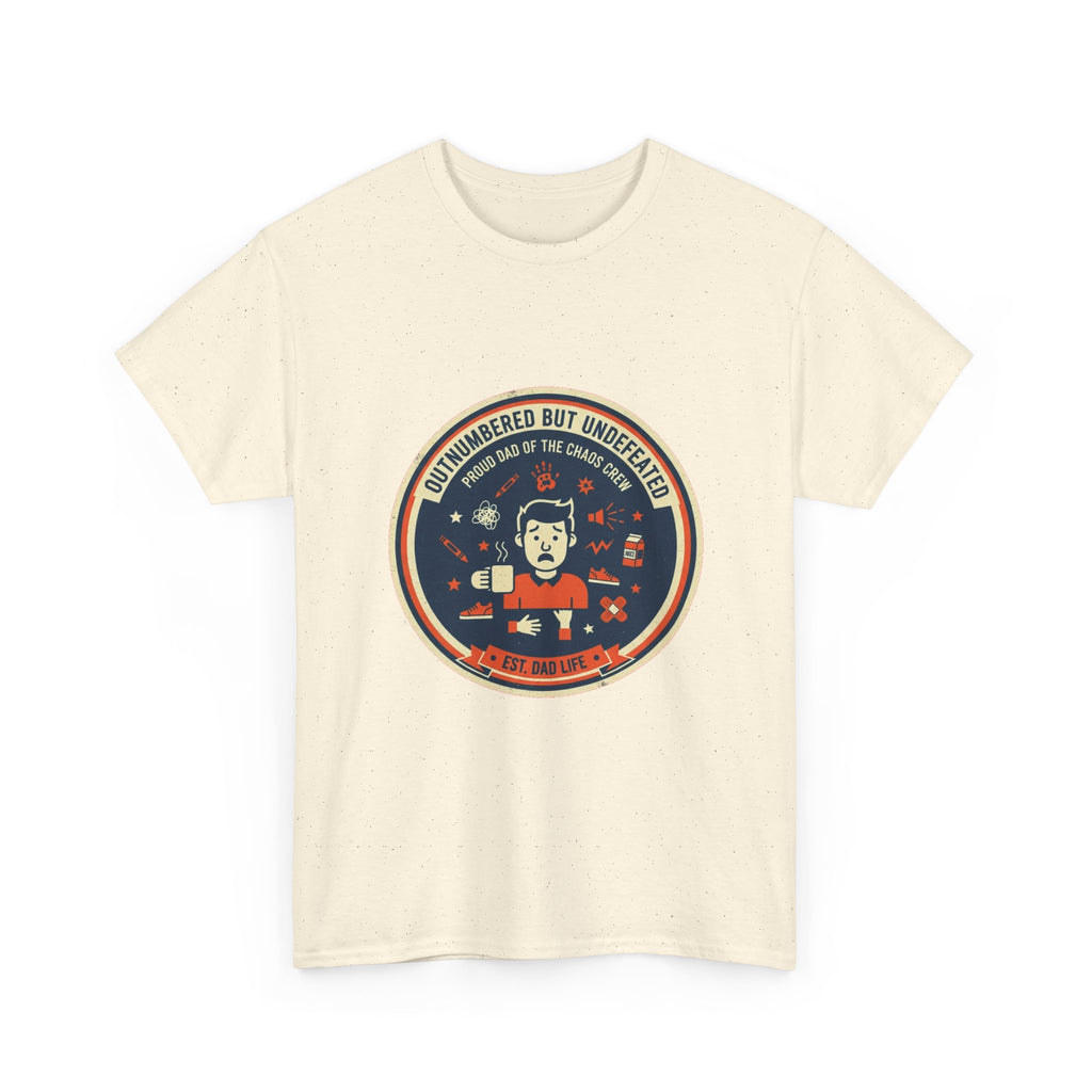 Proud Dad of a Chaos Crew Funny Father's Day T-Shirt | Retro Dad Gift