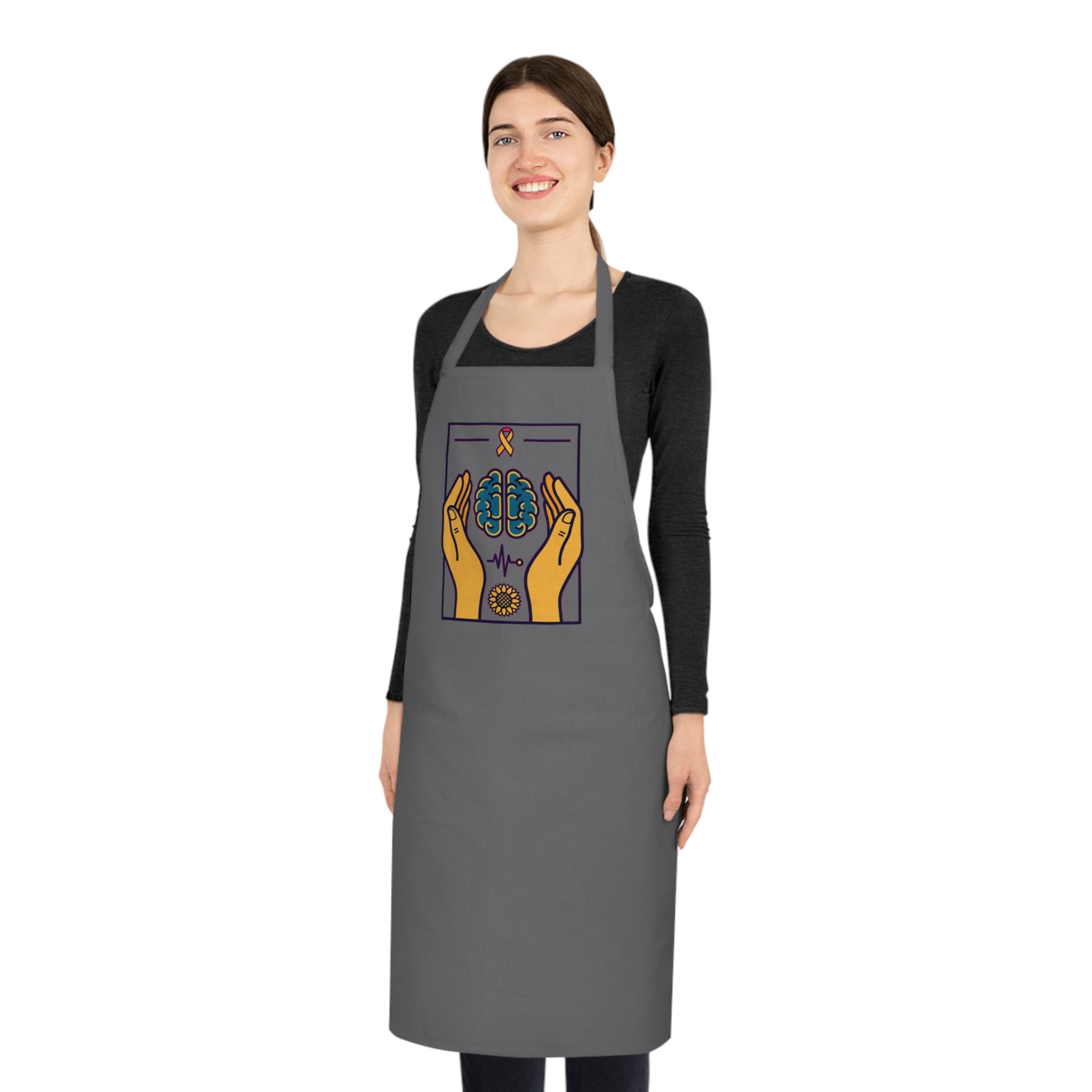 Mental Health Nurse Apron | Psychiatric Nursing Gift | Brain Care Advocate