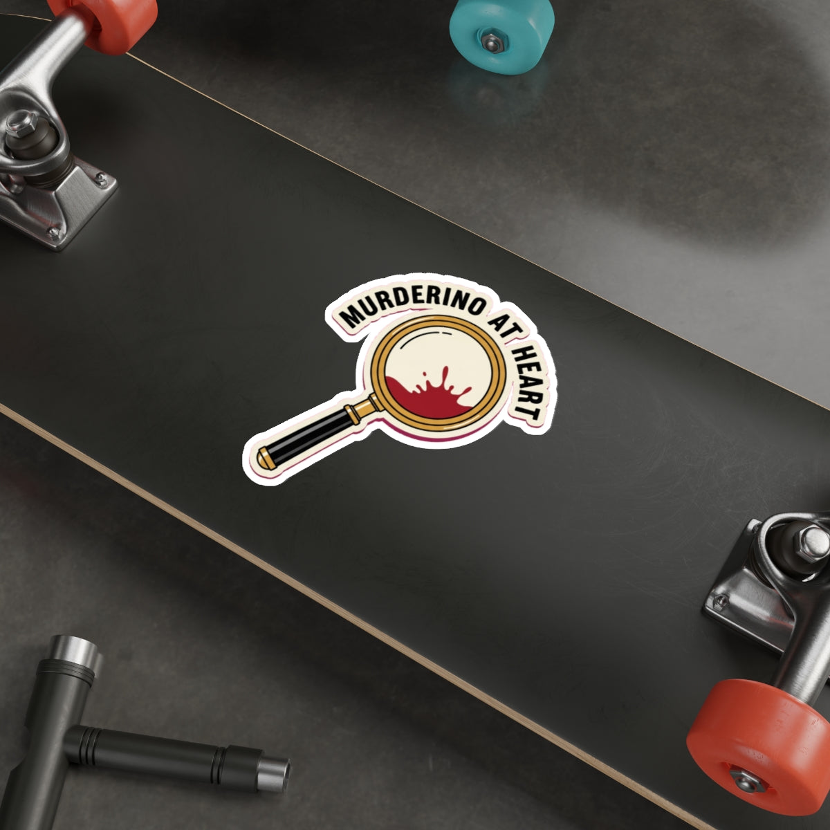 Murderino at Heart Die-Cut Sticker | True Crime Podcast Fan Gift