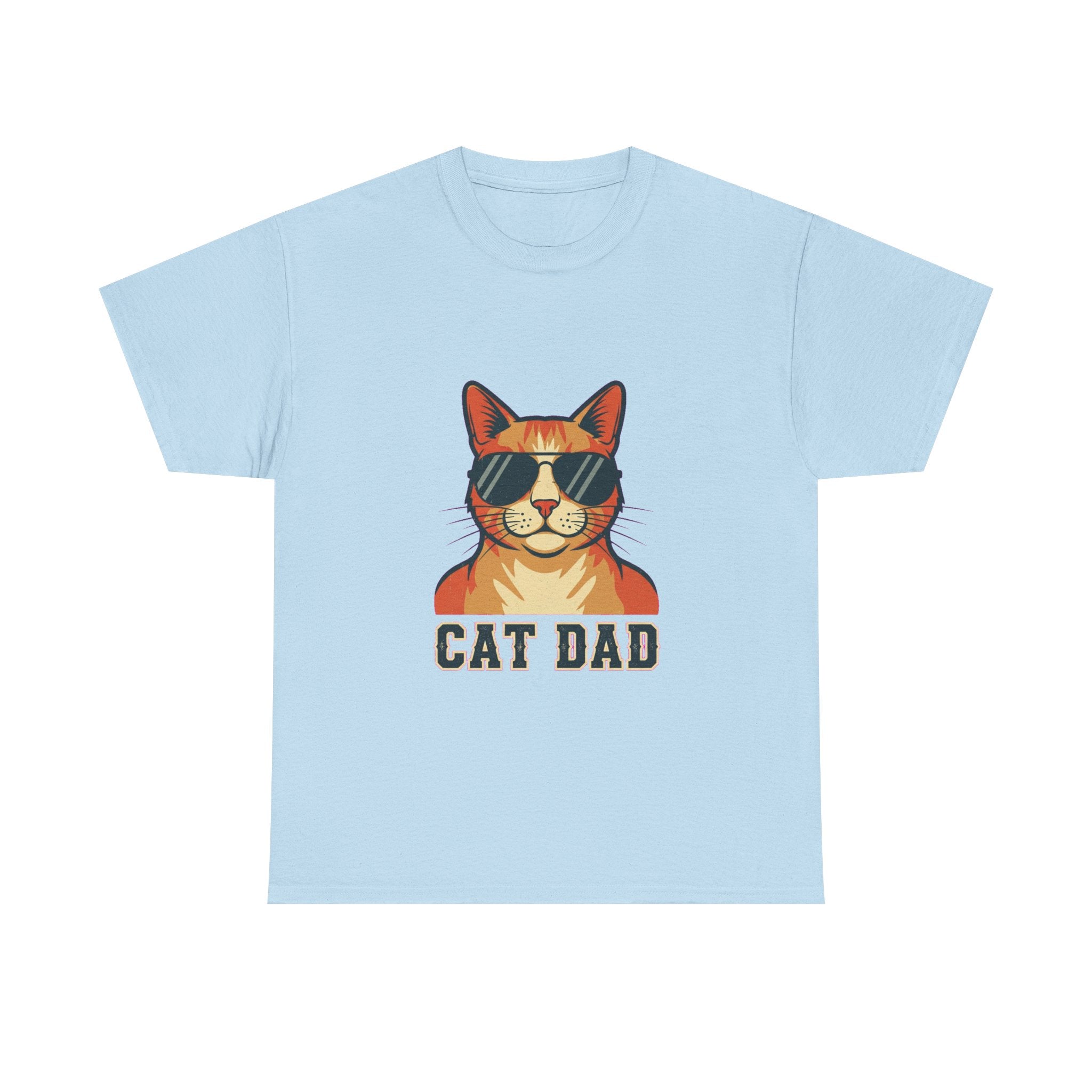 Cat Dad Pride Vintage Aviator T-Shirt | Funny Gift for Cat Dads