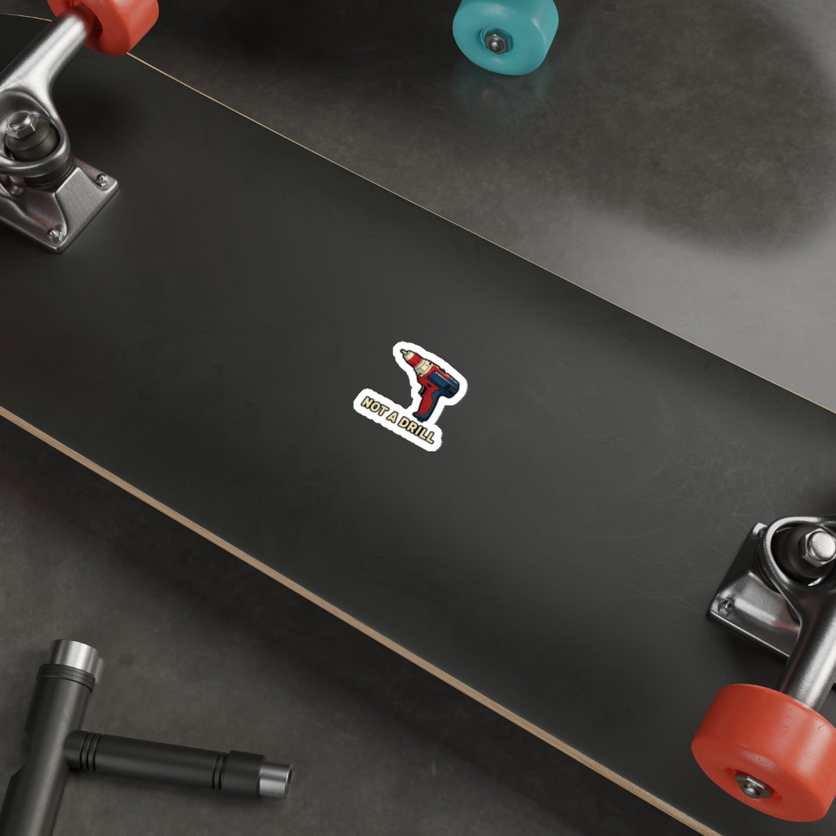 Dad Joke Sticker | Funny Power Drill Pun Sticker for Father's Day