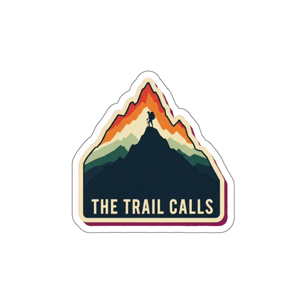 Vintage National Park Hiking Sticker | Trail Life Die-Cut Water Bottle Decal